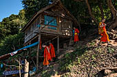 Luang Prabang, Laos - Walking along the riverfront of the Mekong